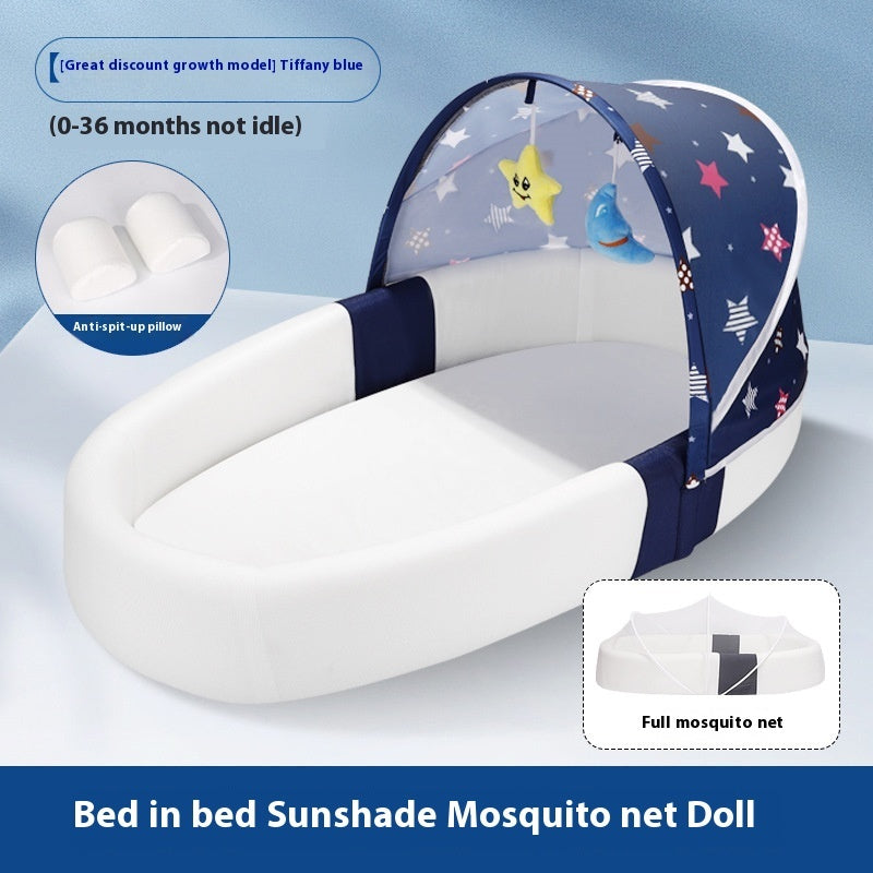 Baby Bed Foldable Portable Anti-pressure